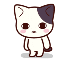 Tabby cat / Nyanko petite sticker #1598375