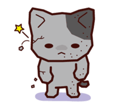 Tabby cat / Nyanko petite sticker #1598376