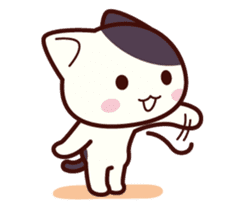 Tabby cat / Nyanko petite sticker #1598377