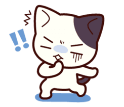 Tabby cat / Nyanko petite sticker #1598380