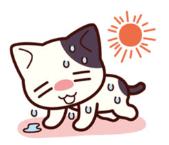 Tabby cat / Nyanko petite sticker #1598382