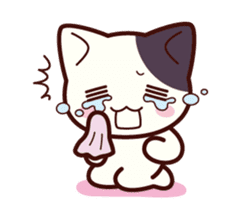 Tabby cat / Nyanko petite sticker #1598385