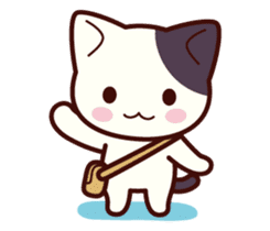 Tabby cat / Nyanko petite sticker #1598386