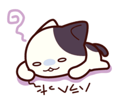 Tabby cat / Nyanko petite sticker #1598387