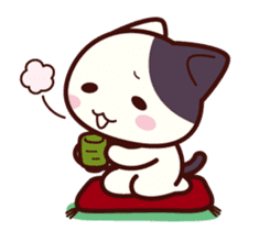 Tabby cat / Nyanko petite sticker #1598389