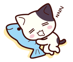 Tabby cat / Nyanko petite sticker #1598392