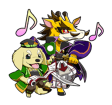 SENGOKU PUZZLE!! ANIMAL DAIGASSEN sticker #1598606