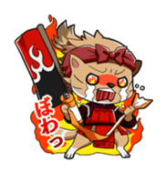 SENGOKU PUZZLE!! ANIMAL DAIGASSEN sticker #1598610