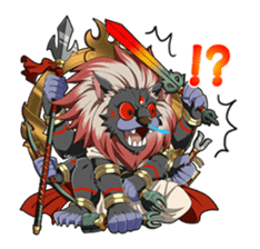 SENGOKU PUZZLE!! ANIMAL DAIGASSEN sticker #1598621