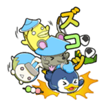 SENGOKU PUZZLE!! ANIMAL DAIGASSEN sticker #1598626