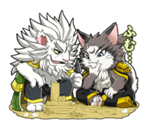 SENGOKU PUZZLE!! ANIMAL DAIGASSEN sticker #1598631