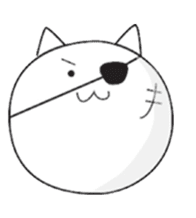 A ball cat sticker #1598676