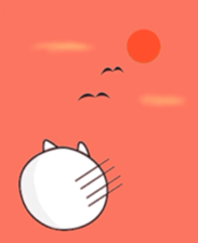 A ball cat sticker #1598677