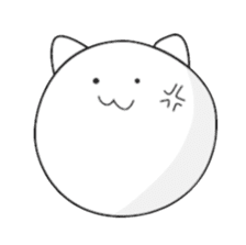 A ball cat sticker #1598683