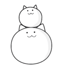 A ball cat sticker #1598685
