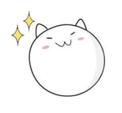 A ball cat sticker #1598686