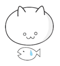 A ball cat sticker #1598694