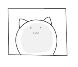 A ball cat sticker #1598697
