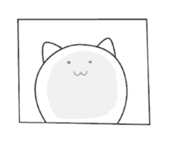 A ball cat sticker #1598697