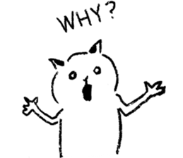 Everyday of mild cats. sticker #1598879