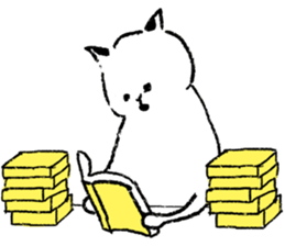 Everyday of mild cats. sticker #1598881