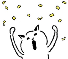 Everyday of mild cats. sticker #1598883