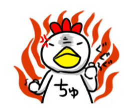 Chicken character sticker #1599154