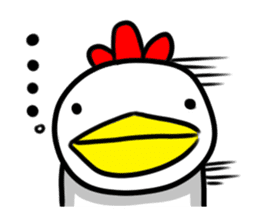 Chicken character sticker #1599158
