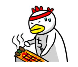 Chicken character sticker #1599171
