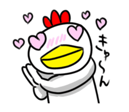 Chicken character sticker #1599173