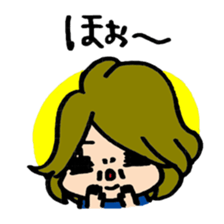 Girls who work hard in their 30s sticker #1599645