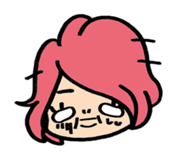 Girls who work hard in their 30s sticker #1599652