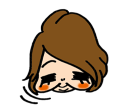 Girls who work hard in their 30s sticker #1599665