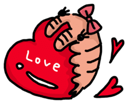 Cute Anomalocaris sticker #1599839