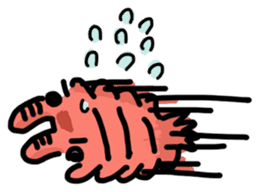 Cute Anomalocaris sticker #1599852