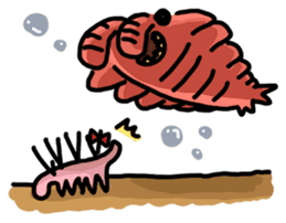 Cute Anomalocaris sticker #1599867