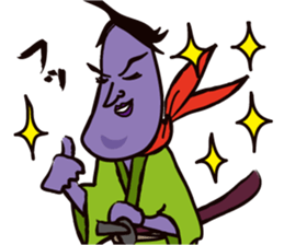 vegetable samurai sticker #1599882