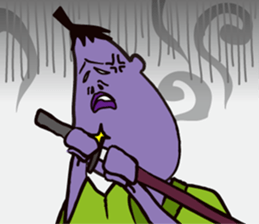 vegetable samurai sticker #1599887