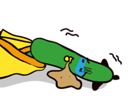 vegetable samurai sticker #1599889