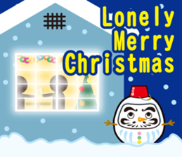 Japanese snowman sticker #1600004