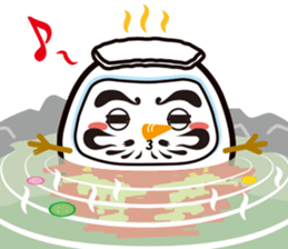 Japanese snowman sticker #1600022