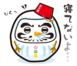 Japanese snowman sticker #1600025