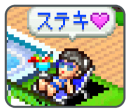 Kairosoft's dot sticker. sticker #1600816