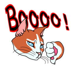 Matatabby of the cat (English  version) sticker #1600844