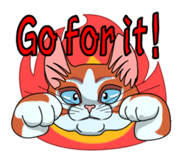 Matatabby of the cat (English  version) sticker #1600856