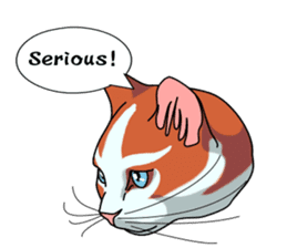 Matatabby of the cat (English  version) sticker #1600860
