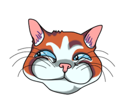 Matatabby of the cat (English  version) sticker #1600867
