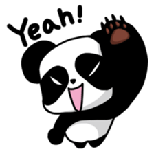 An evil-eyed panda sticker #1601233