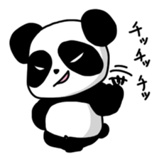 An evil-eyed panda sticker #1601234