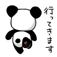 An evil-eyed panda sticker #1601236